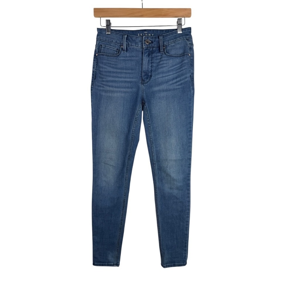 White House Black Market Women's The‎ Skinny Ankle Denim Jeans size 00